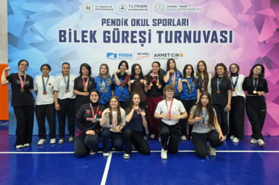 Pendik’te Bilek Güreşi Şampiyonları Belli Oldu