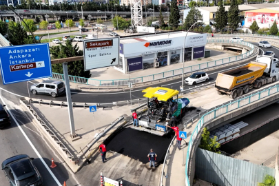 Kocaeli’de 15 Temmuz Köprülü Kavşağı yenilendi